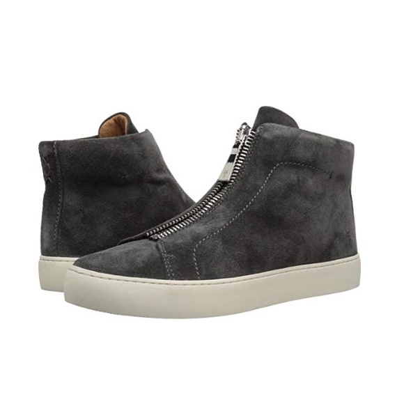 frye zip up sneakers
